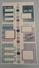 Happy Planner Purple Blue and Green Layered Boxes Stickers MAMBI 277437