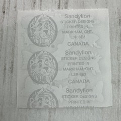 Vintage Sandylion Prismatic Stickers 1 Mod 2″X2″ Sticker Insects Bug Bee Fly
