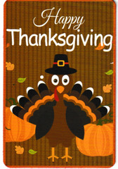 Junk Journal Art Cards, Happy Thanksgiving, 12 pcs, 4″ x 6″