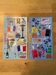 Travel Road Trip Scrapbook Embellishment Lot Route 66 Paris Stickers