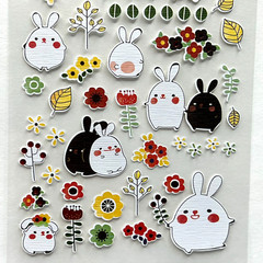Bunny Easter Planner Stickers Journaling Scrapbooking Cards