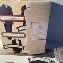 Anna Griffin Suits And Sentiment Stickers Package Missing 4 Pieces
