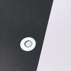 Vinyl Document Protection: 1200 Counts of White Hole Punch Reinforcement Labels