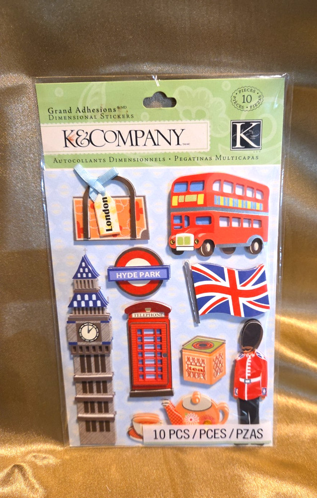 2011 K & Company Grand Adhesions Dimensional Stickers, London