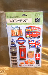 2011 K & Company Grand Adhesions Dimensional Stickers, London
