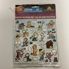 Okee Dokee Garfield Sticker Activity Pack Create Your Own Cartoon Strip DAMAGED