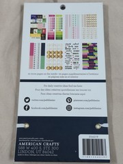 Jen Hadfield American Crafts #Sticker Book Adventure Travel Planner Scrapbook