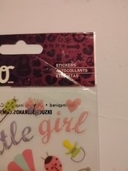 Sticko Our Little Girl Scrapbook Stickers 20 Pc