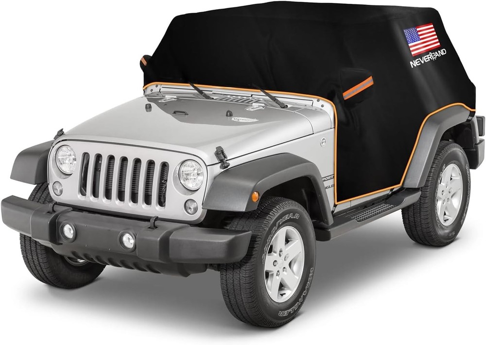 Wrangler Cab Cover for 2007-2026 Jeep Wrangler JK JL 2 Door, Half C…