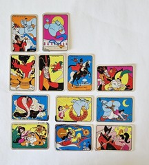 Vtg Disney’s Aladdin Stickers HTF Vending Shiny Complete Set LOT Jasmine Jafir