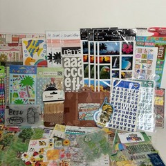 HUGE Lot Vintage Modern Scrapbook Junk Journaling Stickers Stickopotamus