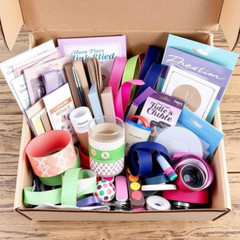 20 X Real Random Crafting Mystery Box Scrapbooking Products Luck Bag NEW!
