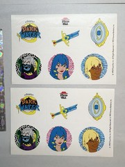 Vintage 3x 90s Pizza Hut Promotional Pirates of Dark Water Sticker Sheet 1992