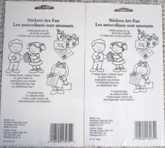 2 Packs American Greetings Forget Me Not Valentine Stickers Teddy Bears