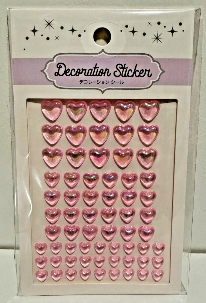 3D Decoration Stickers Rose Purple/Pink Set Scrapbook Craft DIY Valentine’s