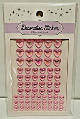 3D Decoration Stickers Rose Purple/Pink Set Scrapbook Craft DIY Valentine’s