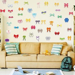 Adorable 50PCS Bow Stickers – High-Quality Aesthetic Vinyl Decor for Any Surface