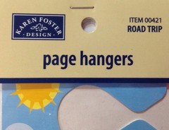 ROAD TRIP PAGE HANGER(2pc)Karen Foster•Vacation•Getaway•Holiday •Disneyland•Trip
