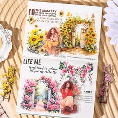 Corner of the Garden Transparent Stickers Journaling Card Decorative DIY Collage