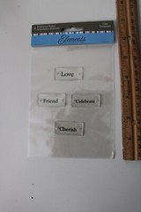 Western Craft Elements By Creativity Clear Sticker Love Friend Celebrate Cherish