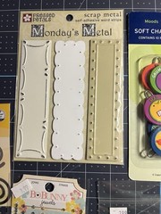 Mixed Lot of Scrapbooking Crafting Embellishments, Soft charms, word clips,jewel
