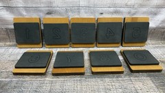 Ellison 2” Block Numbers DieCuts Lot Of (9) 5”X6”