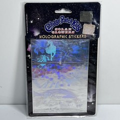 Vintage 1976 Cabbage Patch Kids Solar Glowers 3-D Holographic Stickers Unused