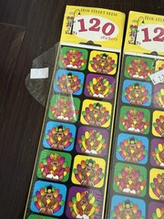 Frog Street Sticker Lot New Thanksgiving Turkeys 240ct Classroom Teacher Aids