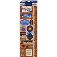 Signature Series 2012 Cardstock Combo Stickers 4.25″X12″-Summer Camp