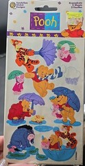 Sandylion Stickers Winnie the Pooh Windy & Rainy Day Tigger Eeyore Piglet