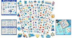 Happy Hanukkah Foam Stickers – 120 Unique 3D Designs for Crafts & Decor