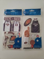 Jolees Boutique NBA LOT OF 2 Steve Nash and Phoenix Suns Scrapbooking Stickers