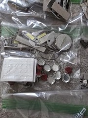 Mixed Lot of 11 Different Scrapbooking Embellishments Mixed Themes