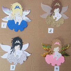Any 1 Tooth Fairy Girl For Scrapbooking & Cards See Pics #1-4