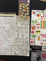 Scrapbooking Stickers Junk Drawer Lot School Family Holiday Alphabet Kids Sports