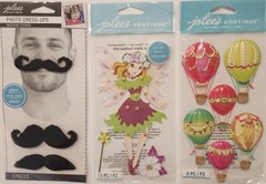 Lot Of 11 All JOLEE’S BOUTIQUE Dimensional Scrapbooking Stickers ASSORTED MIX