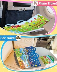 Reusable Sticker Books for Toddlers, 3 Sets Travel Stickers for Kids, Toddler…