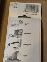 120 Polar Animal Stickers Cd-1520 Carson Dellosa Arctic Wildlife Zoo Animals