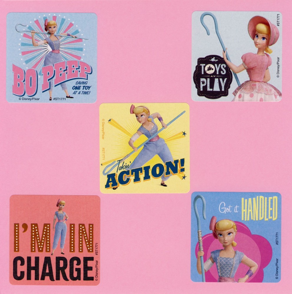 10 Toy Story Bo Peep – Large Stickers – Party Favors – Rewards