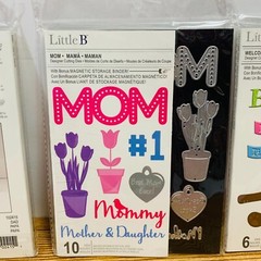 Little B Cardmaking Dies Fathers Day Baby Mom 3 Sets New
