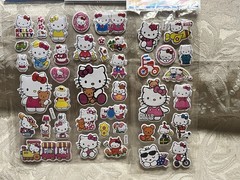 Retro Vintage Look Hello Kitty 3D Bubble Puffy Stickers 3 sets (#39)