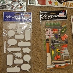 LARGE LOT Scrapbook Stickers Junk Journal Craft Card Making travel fall 1950s