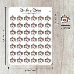 Coffee Planner Stickers
