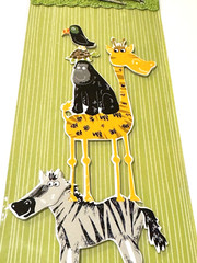 My Wildlife 3D Embellishment Jungle Animal Zebra Elephant Giraffe Gorilla Safari