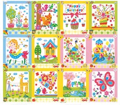 8Pcs/5pcs Kids DIY Button Stickers Drawing Toys Handmade School Art Class