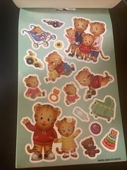 DANIEL TIGER’S NEIGHBORHOOD FAMILY 4 STICKER SHEETS New Stickers