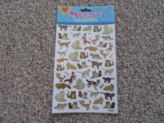 Nicole Quality Value Cat Stickers & Album 50 Pieces (MISSING STICKER ALBUM)