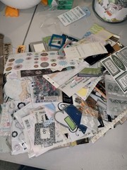 Scrapbooking Embellishments Paper Craft Lot Stickers Brads Frames Vellum 4 Lbs