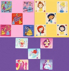 15 Disney Princess Assorted – Large Stickers – Cinderella, Snow White, Ariel