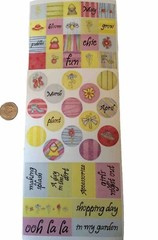 Provo Craft Stickers Last Summer Days Acid Free Scrapbook Garden May USA Made